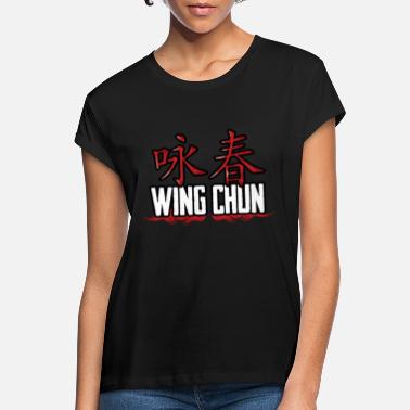 Femme Mannequin de Wing Chun Combattant d'arts martiaux de Kung Fu T-Shirt avec Col en V