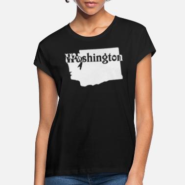 Stat Washington State - Oversize T-skjorte for kvinner