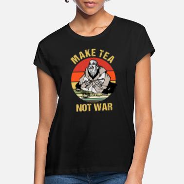 Avatar Tee Tea Not War Japanista - Naisten oversized t-paita