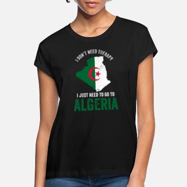Battement DE CŒUR Algérie Drapeau Football Equipe Fan T-Shirt 