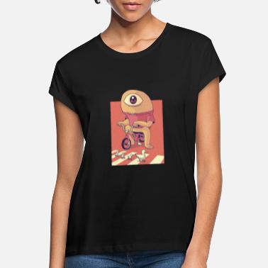 Humour Idée cadeau T-shirt Cyclops Alien - T-shirt oversize Femme