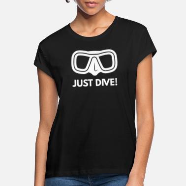 Maska Diving - Diver - Scuba Diving - Diving goggles - Koszulka damska oversize