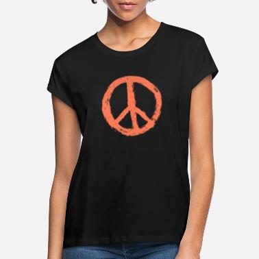 Symbole De La Paix Symbole de la paix la paix - T-shirt oversize Femme