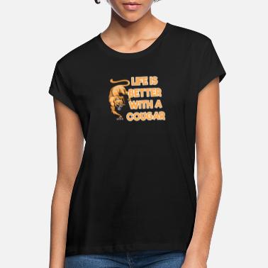 Couguar chemise de couguar - T-shirt oversize Femme
