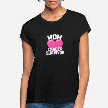 Kreft Overlevende Mor og kreft overlevende - Kreft overlevende - Oversize T-skjorte for kvinner