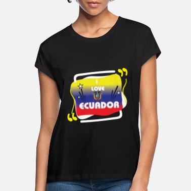 Ecuador ecuador - Oversize T-skjorte for kvinner
