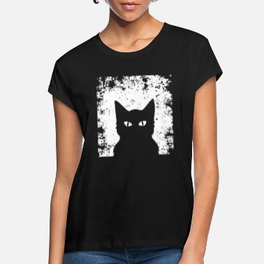 Kot Świetna sylwetka kotów! Prezent pomysł kot - Koszulka damska oversize