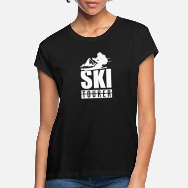 Touring Ski touring - Oversize T-skjorte for kvinner