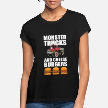 Cheeseburger Monster Trucks &amp; Cheeseburgers - Women&#39;s Loose Fit T-Shirt