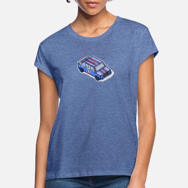 Grid Car - Women&#39;s Loose Fit T-Shirt