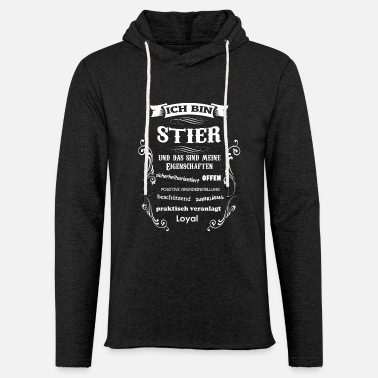 Stier STIER - GEBURTSTAG - Unisex Kapuzen-Sweatshirt