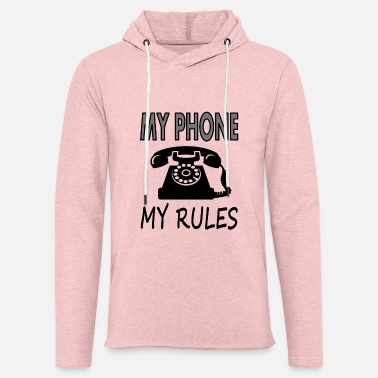 Telefon Mein Telefon meine Regeln altes Telefon Geschenk - Unisex Kapuzen-Sweatshirt