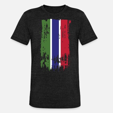 Gambia Gambia Gambia Gambia - Unisex T-Shirt meliert