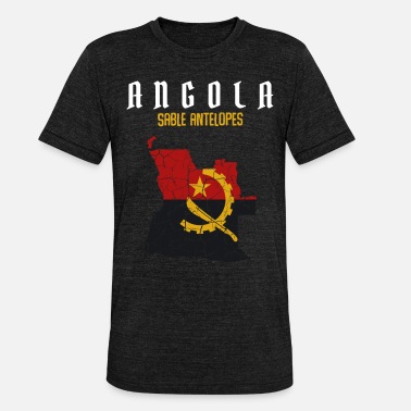 Angola angola - Maglietta unisex tri-blend di Bella + Canvas