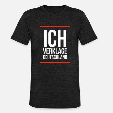 Verklagen Ich verklage Deutschland - Unisex T-Shirt meliert