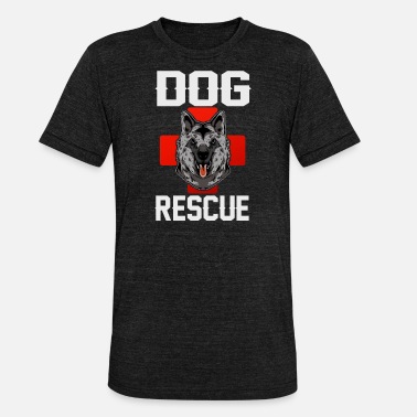 Chien De Sauvetage Chien de sauvetage Chiens de sauvetage Escadron de chiens de sauvetage - T-shirt chiné unisexe