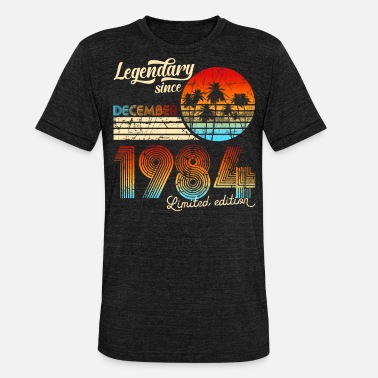 1983 40. Birthday Legendary Since December 1983 Gift - Unisex T-Shirt meliert
