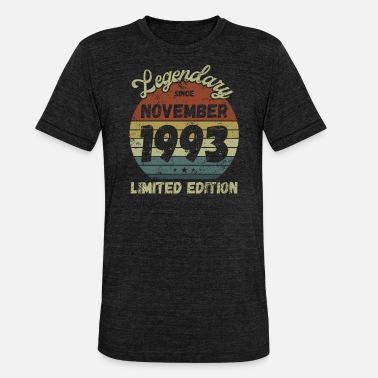 Birthday Legendary since November 1993 - Geburtstag - Unisex T-Shirt meliert