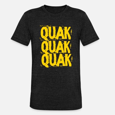 Quak Quak Quak Quak Ente - Unisex T-Shirt meliert