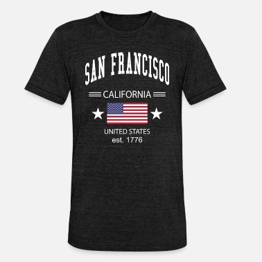 San San Francisco - Unisex T-Shirt meliert