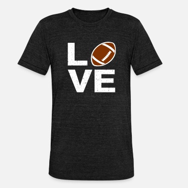 Målstang Rugby kjærlighets lidenskap - gave - Unisex triblend T-skjorte