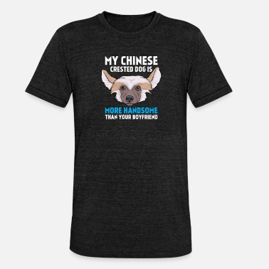 Chiński Grzywacz Pies Chiński grzywacz - Koszulka triblend unisex