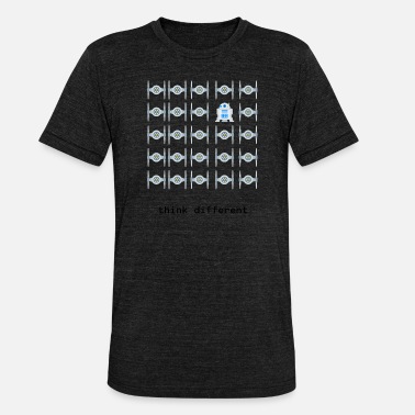 Sabre De Lumière Space Shirt pense différemment - T-shirt chiné unisexe
