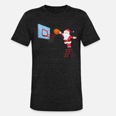 Dansemonster Basketball julenisse - Unisex triblend T-skjorte