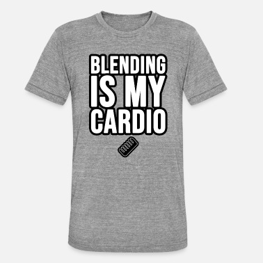 Wimpern Blending Is My Cardio - Unisex T-Shirt meliert