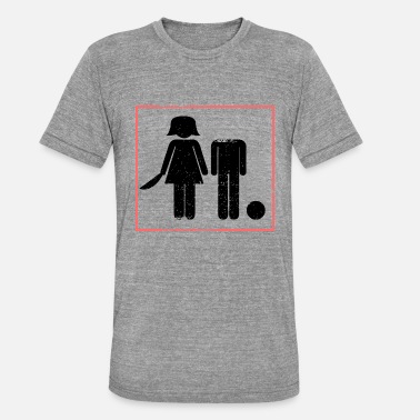 Herzschmerz Lykkelig skilt skilsmisse - Unisex triblend T-skjorte