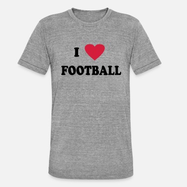 I Love Football I Love Football - Koszulka triblend unisex