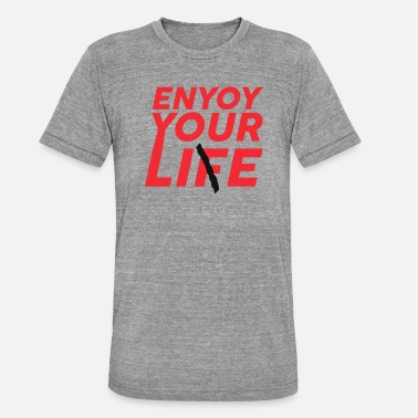 Tankevekkende Nyt livet løgn å si tankevekkende gave - Unisex triblend T-skjorte