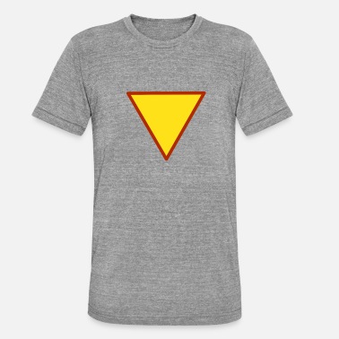 Superhero Superhero triangle - Unisex Tri-Blend T-Shirt