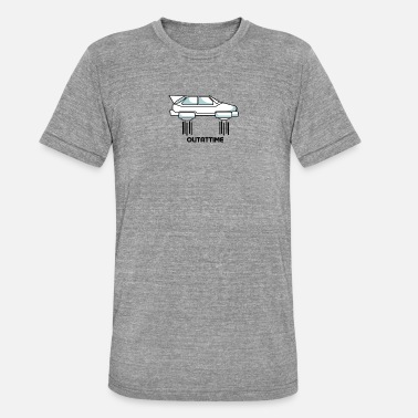 Tilbake Til Fremtiden DeLorean - Unisex triblend T-skjorte