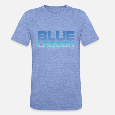 Lagon Blue Lagoon - T-shirt chiné unisexe