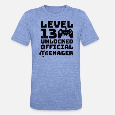 Unlocked Level 13 Unlocked Official Teenager - Unisex Tri-Blend T-Shirt