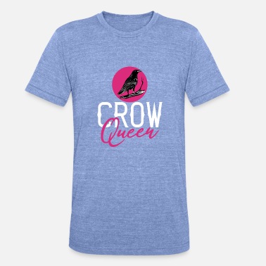 Crow Crow Black Birds Raven Crow Lover - Unisex T-Shirt meliert