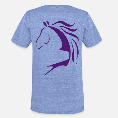 Horse Fan horse head, horse, horse design, horse riding, horse fan - Unisex Tri-Blend T-Shirt
