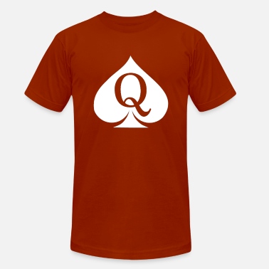Spades Queen of Spades - Unisex T-Shirt meliert
