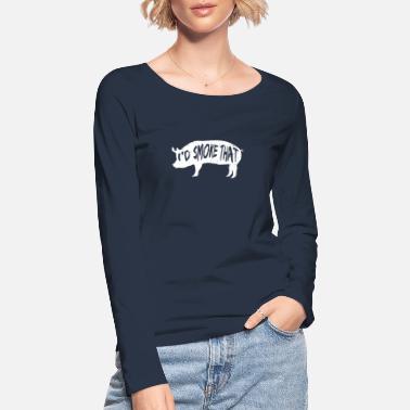 Season BBQ Barbeque Griller Barbecue Grill Barbecue season pig - Women&#39;s Organic Longsleeve Shirt