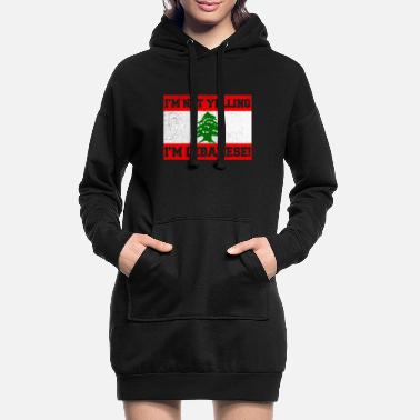 LIBANON WEINLESE FLAGGE UNISEX KAPUZENPULLOVER HOODIE PULLI HOODY HERREN DAMEN