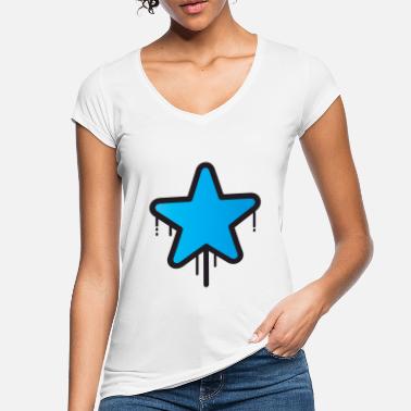 Sters tippuva tähti - Naisten vintage t-paita