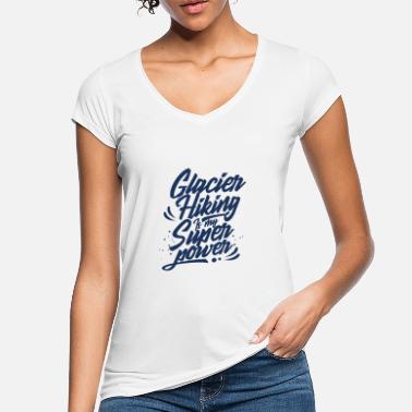 Isbre Isbre turgåer på isbre - Vintage T-skjorte for kvinner