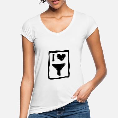 Trakt Beerbong-trakt - Vintage T-skjorte for kvinner