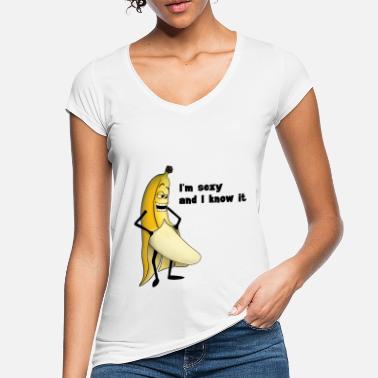 Banan Kinky banan sexig (banan) - Vintage T-shirt dam
