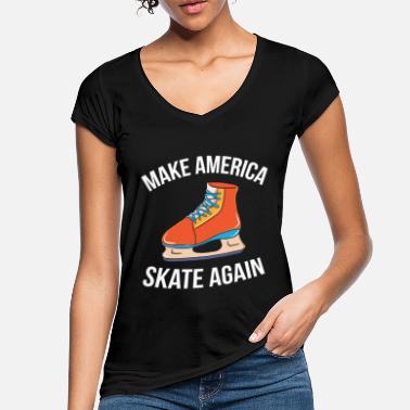 Yhdysvaltain Presidentti Yhdysvaltain presidentti pun - Naisten vintage t-paita