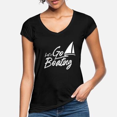Boating Boat Boating Boating Boating Boating Boats - Women&#39;s Vintage T-Shirt