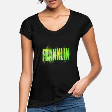 Franklin Franklin - Vintage T-skjorte for kvinner