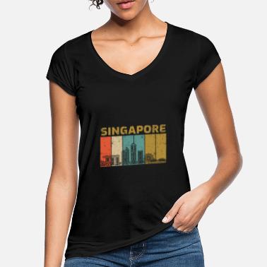 Singapur Singapur - Koszulka damska vintage
