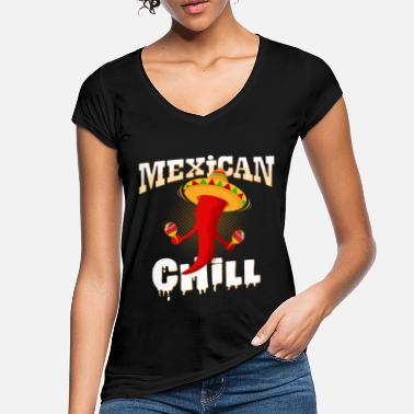 Psicy Meksykańskie chili - Koszulka damska vintage